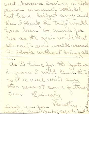 Letter from Dorothy Doty pg4