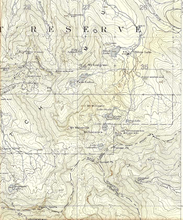 1907 Topographical Map