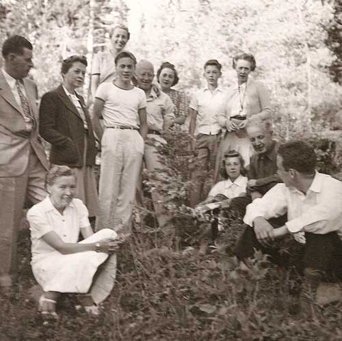 Marjorie's birthday gathering 1940